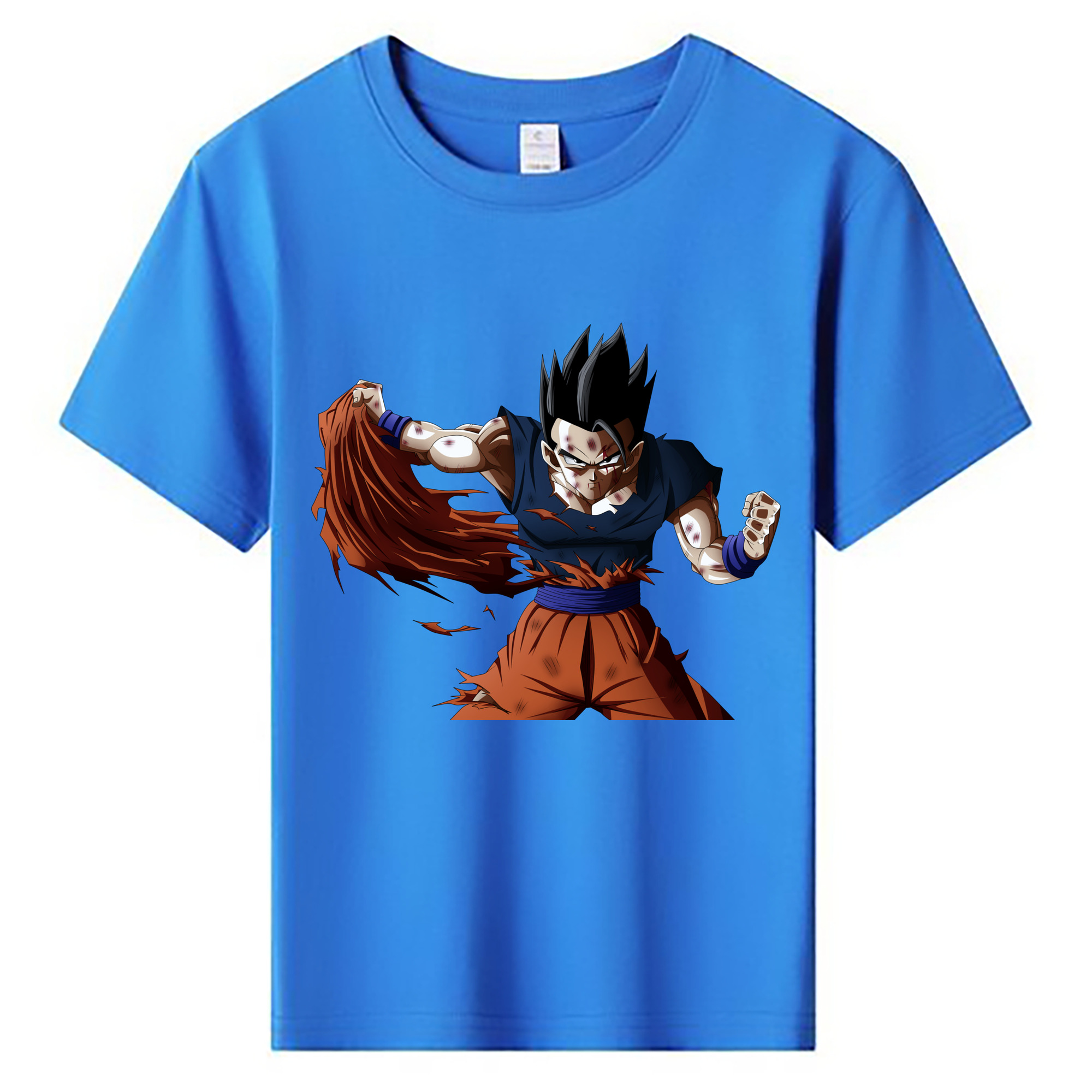 （画像用） ドラゴンボール ベジータ四世（Bejīta Yonsei）DRAGON BALL Vegeta IV 綿100％キッズTシャツ（フロントプリント）